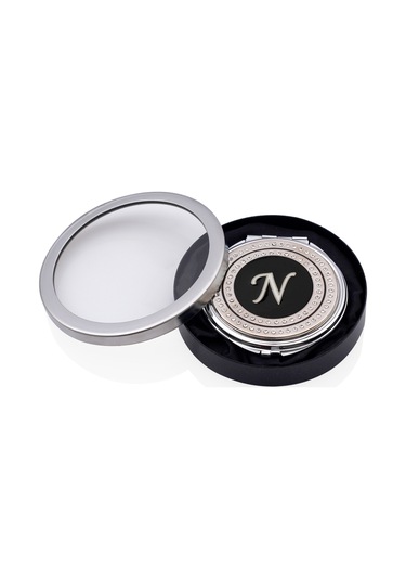 Zekupp Retro N Harfli Işlemeli Makyaj Aynası