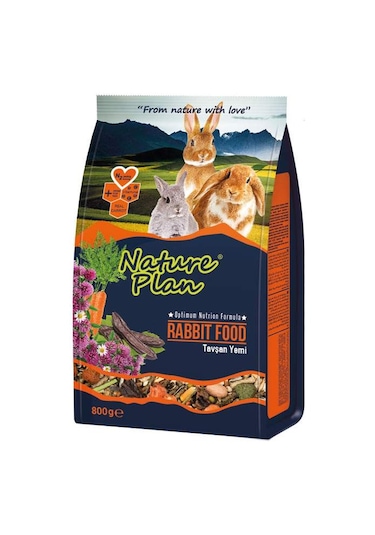 Nature Plan Tavşan Yemi 800 Gr