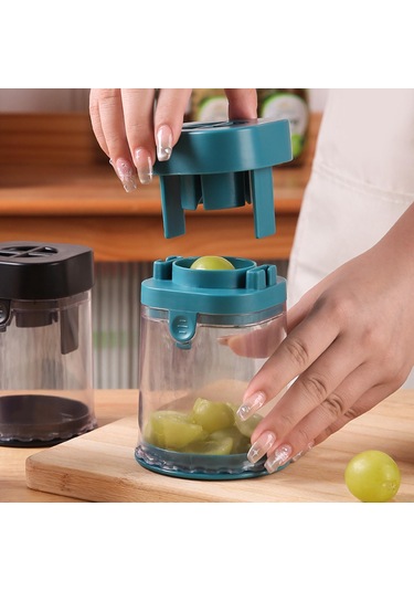 Homyl Meyve Dilimleme Seti Mutfak Aracı Kesici Domates Ananas Kırmızı