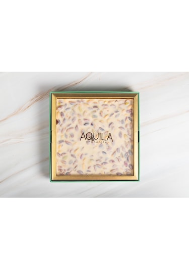 Aquila Chocolate Antep Fıstıklı Beyaz Çikolata 250gr