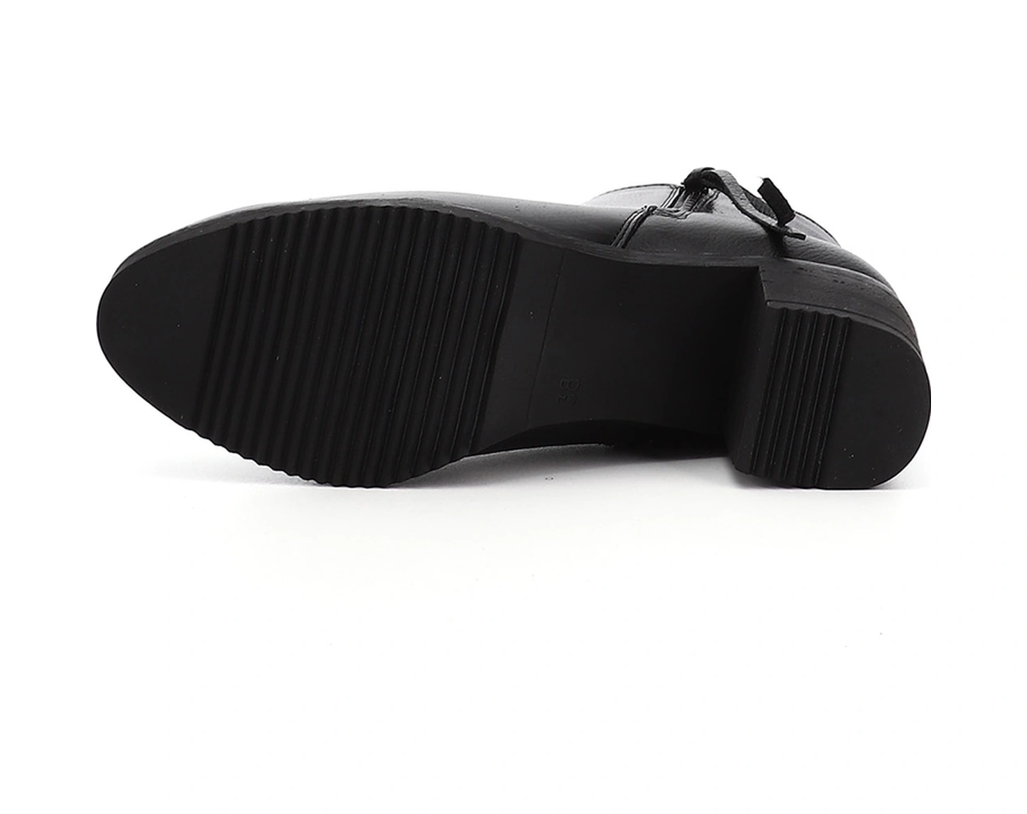 Gönderi R Kadın Siyah Floter Fermuarlı Kalın Topuklu Hakiki Deri Bot Gkzb13451460 Siyah Floter