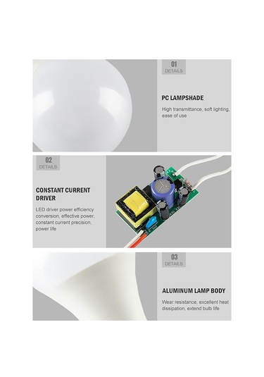 Homyl E26 E27 Rgb Led Ampul Ev Partisi Için 16 Renk Değişimi 70x130mm-15w