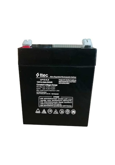 Ttec 12V Volt 4.5A Akü - 12V 4.5 Ah Kuru Akü 2024 Üretim