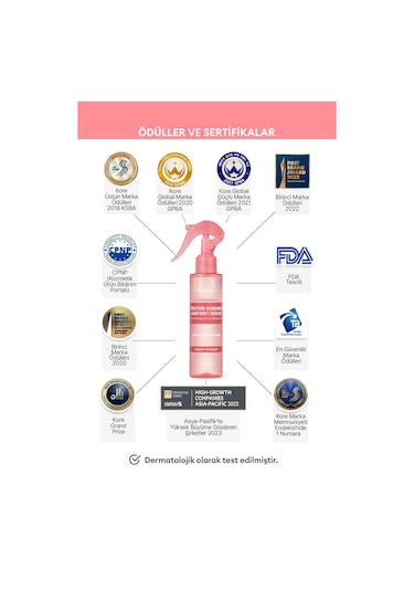 Yoğun Onarıcı Ve Isı Koruyucu Mist Serum Kundal Protein Bonding Hair Mist Serum 150ml Violet Muguet