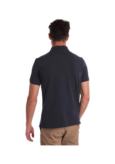 Barbour Tartan Pique Polo Yaka Ny51 Navy Ny51 Navy