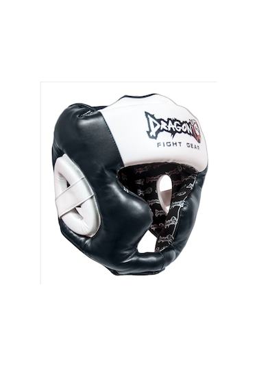 Dragondostore Dragon 11745-P Yanakları Kapalı Kask Muay Thai, Kick Boks Kaskı