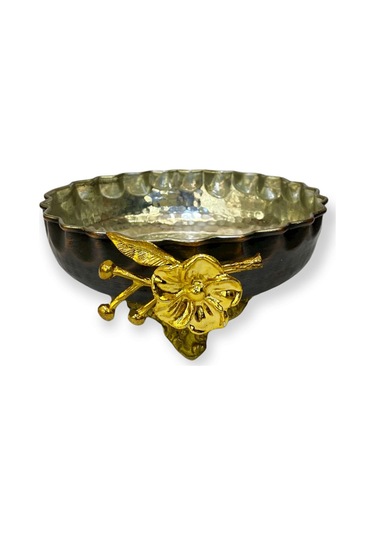 Japon Güllü Fırfırlı Bakır Şekerlik Oksitli