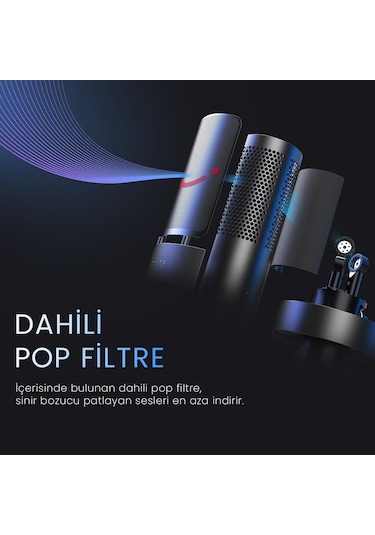 Fifine Ampligame A9 Usb Oyuncu Yayıncı Bilgisayar Mikrofonu