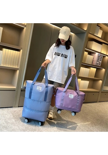 Bestshop1 Dönüşen Bavul, Seyahat Uçak Spor Çantası 300222719