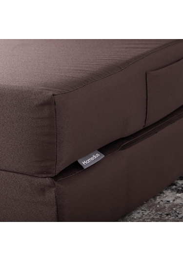 Valeria Katlanır Yatak Olabilen Koltuk Tek Kişilik Kahverengi