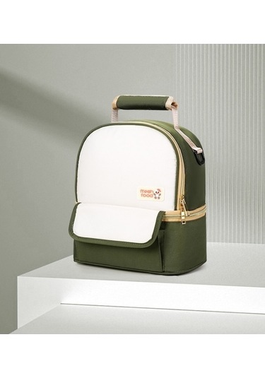Yeşil Termal Su Mini Geçirmez, Fonksiyonel Çok Çantası, Çanta Bölmeli, Bebek Anne Kj Yeşil Yeşil