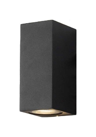 Tongxida Gu10 Ampullü 2 Başlı Kare Sıcak Beyaz Led Dış Duvar Lambası Sıcak Beyaz