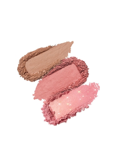 Kiko Multi Finish Trio Blush & Bronzer Palette 02 Mauve