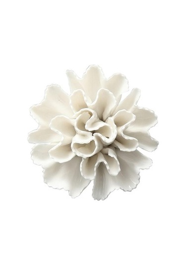 Lijinxu Magideal 3d Duvar Asılı Seramik Çiçekler Zanaat Karanfil-8cm