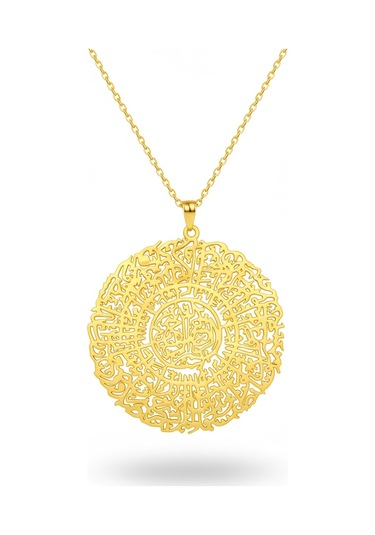 İnşirah Suresi Gümüş Kolye - Altın Altın