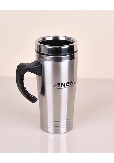 Paslanmaz Çelik Seyahat Termosu Kupası -mercampoutdoor Gri