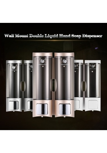 Ulzyvf Duvar Tipi Manuel Sabunluk - Duş Jeli & Şampuan 200ml X 2 Diğer