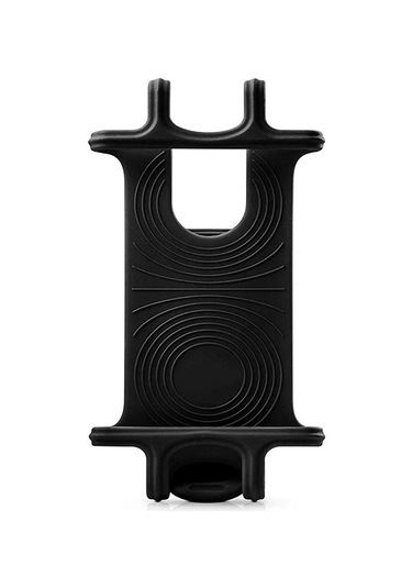 Goldenqian Evrensel Bisiklet Telefon Tutucu Silikon Bisiklet Gidon Cep Telefonu Dağı İphone 15 14 Pro Max Artı Mini Samsung Xiaomi Black Black