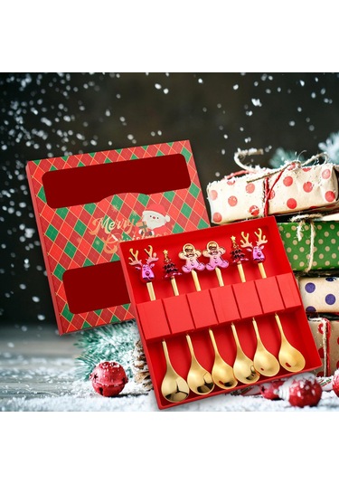 Homyl 6x Yılbaşı Geyik Ağacı Zencefilli Kurabiye