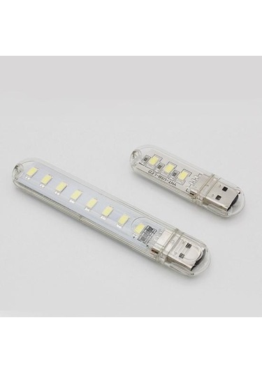 Mini İçilebilir Usb Dc 5v 3 8led Kabine Dolap Gece Lambası Masa Okuma Lambası