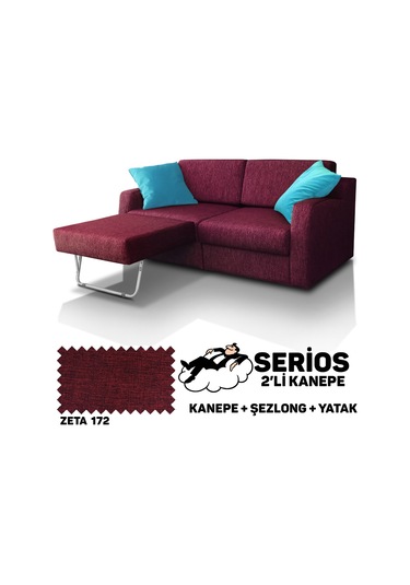 Serios Şezlonglu Yataklı Kanepe - Zeta 172