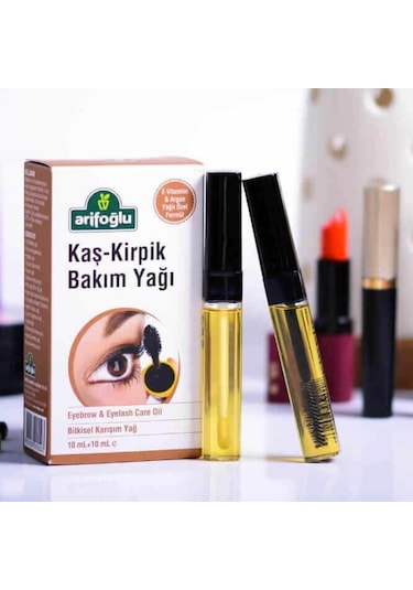 Arifoğlu Argan Yağlı & Doğal E Vitaminli Kaş ve Kirpik Bakım Yağı 2 x 10 ML