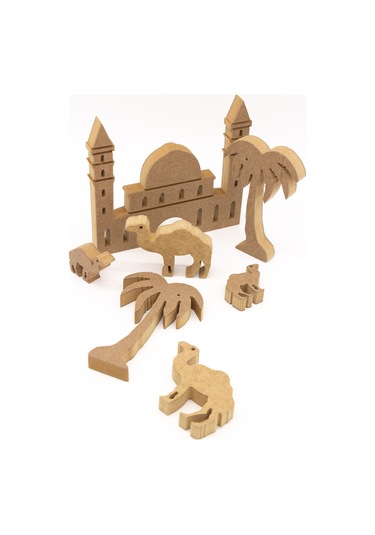 Neşeli Ahşap Des 11 Ayasafya Camii 20 Cm, Palmiye Ve Deve. Ramazan Ayına Özel Ahşap Boyama Etkinliği, Boyama Seti Model Tyb9r5uogpuvwhpp16