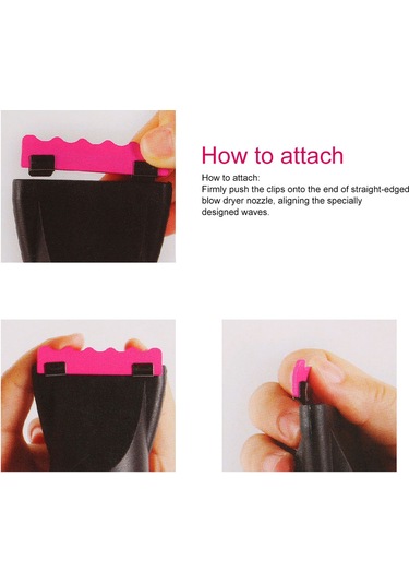 Moveevo Hızlı Saç Kurutma İçin Saç Kurutma Başlığı Isıtma Aksesuarları 1 Çift