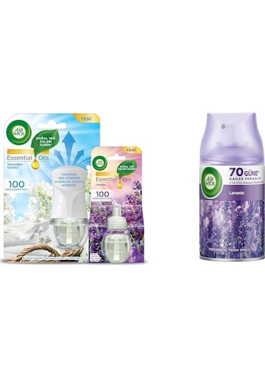 Wick Elektrikli Oda Kokusu Lavanta Ve Temizlik Seti Abundance Prosperity