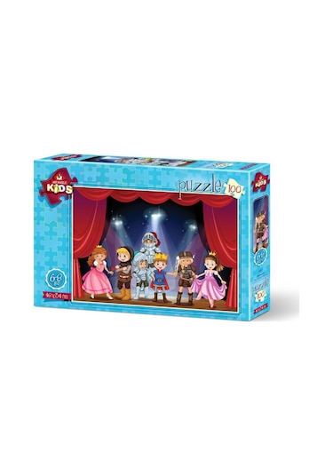 Art Kids 100 Parça Minik Tiyatrocular Çocuk Puzzle (6-8 Yaş)