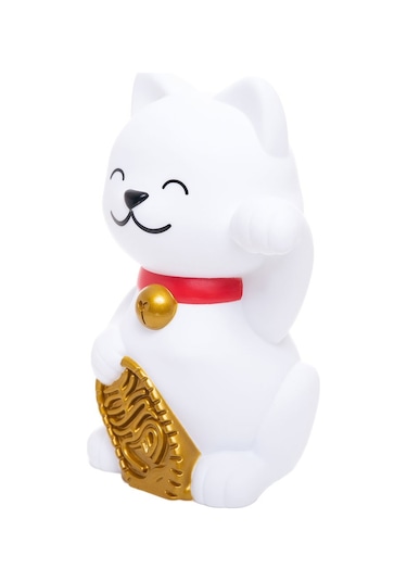 Dhink Şanslı Kedi Gece Lambası Çok Renkli