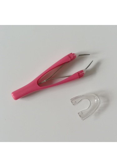 Dolıty Eğimli Kaş Cımbız Ev Salon Için Dayanıklı Pembe Pembe