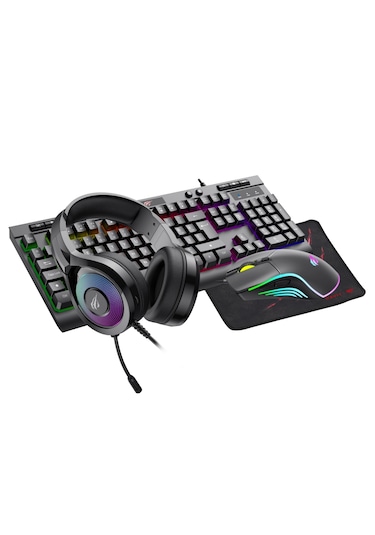 Havit Gamenote Kb887cm-tur 4'lü Gaming Set