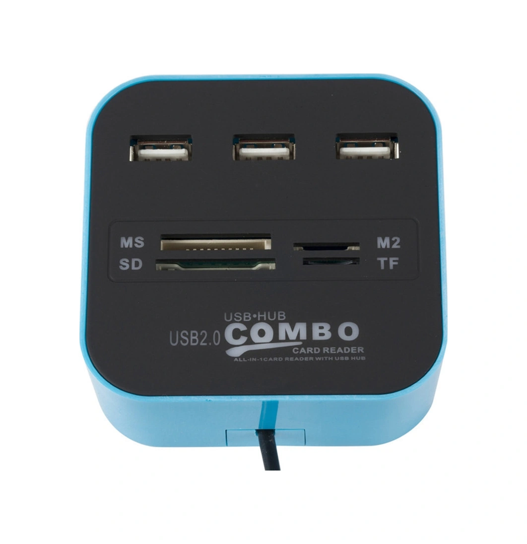 Sones 7'si 1 Arada Combo Usb 2.0 Hub Okuyucu 7 Portlu