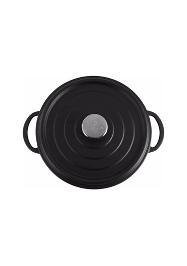 Porland Sapore Siyah Döküm Basık Tencere 28 Cm 04fst002573