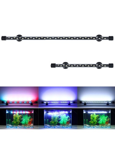 Symbee 28cm Ip68 Su Altı Led Akvaryum Işığı - Mavi Beyaz Işık, Su Bitkileri Ve Balık Görseli İçin Enerji Tasarruflu, Avrupalı Standart Çok Renkli