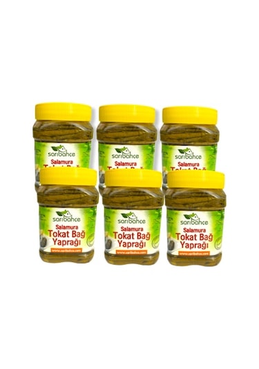 Sarıbahçe Tokat Yaprağı 1,5 kg - 6'Lı Paket (Yeni Sezon)