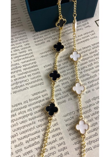 İlknur Doğal Taş Evi Yonca Kadın Bileklik Çok Renkli