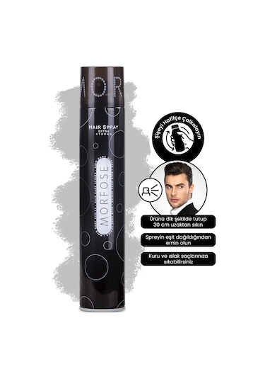 Morfose Extra Strong Saç Spreyi 3 x 400 ML