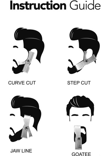 Qingmipy 360 Dönebilir Şeffaf Sakıl Şekillendirici - Simetrik Kesim İçin Pratik Kılavuz