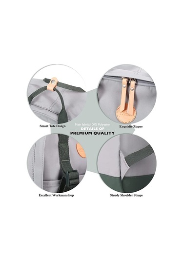 Himawari Okta Grande (1085) Sırt Çantası-Siyah