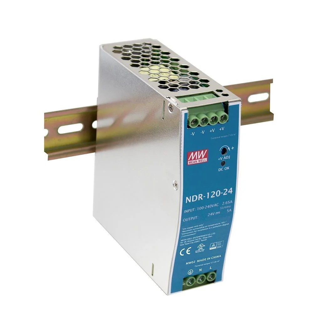 Mean Well Ndr-120-24 24vdc 5.0 Amper Güç Kaynağı