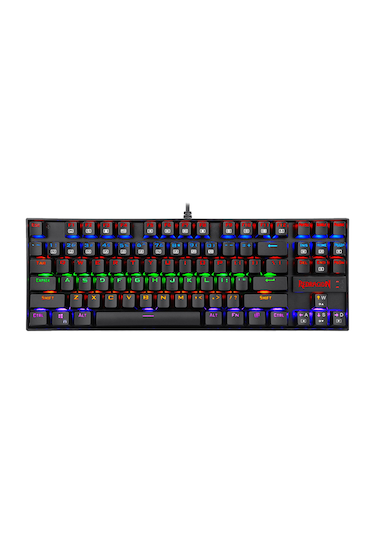 Redragon K552-R Kumara Rainbow Arka Aydınlatmalı Mekanik Oyuncu Klavye