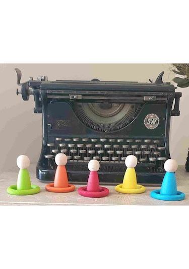 Waldorf Montessori Pegleri Nins Ve Halkaları 5'li İnsancık + 5'