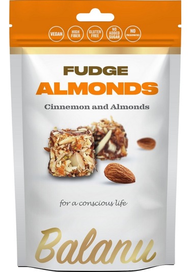 Balanu Fudge Tarçınlı ve Bademli Atıştırmalık 100 G