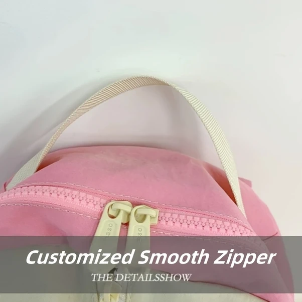 Elmpaly Kayısı Mor Renk Blok Hafif Nylon Sırt Çantası 3-14 Yaş Ayarlanabilir Askı Morlu Kayısı