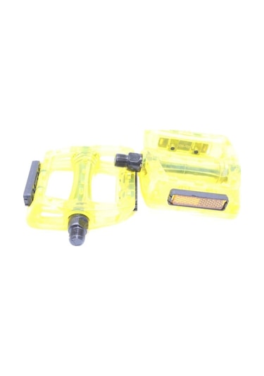 Neco Wp601 Geniş Mtb Bmx Platform Pedal 110 X 100 Mm 415 Gram Transparan Sarı