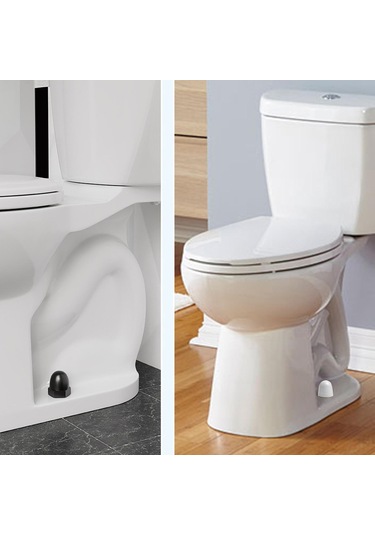 Suntek 2 Parça Seramik Klozet Cıvata Kapakları Şık Tuvalet Beyaz