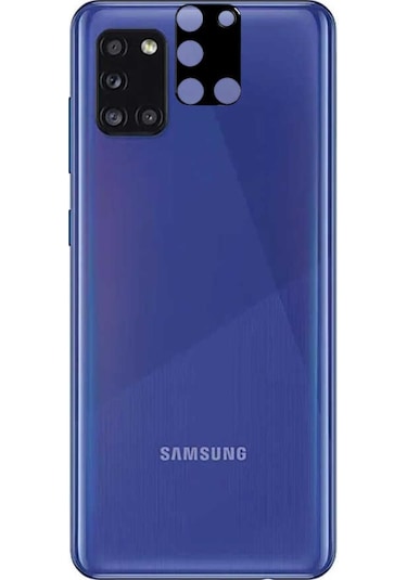Galaxy A31 Zore 3D Kamera Camı Siyah