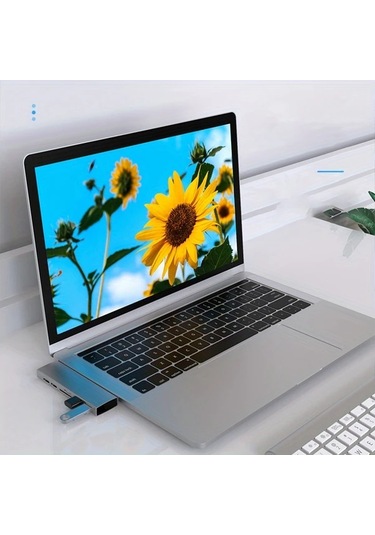 Xuweiwei P1 Usb C Hub Adaptor 4k Ultra Hd Macbook Uyumlu İcin Tasinabilir Dok Istasyonu Hizli Usb 3 0 Ve Tf Sd Kart Okuyucu
